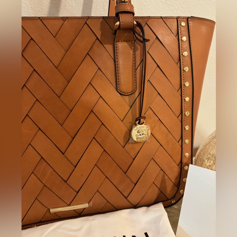 Brahmin Tan Nelani Leather Handbag NWT (see description) - Picture 10 of 15